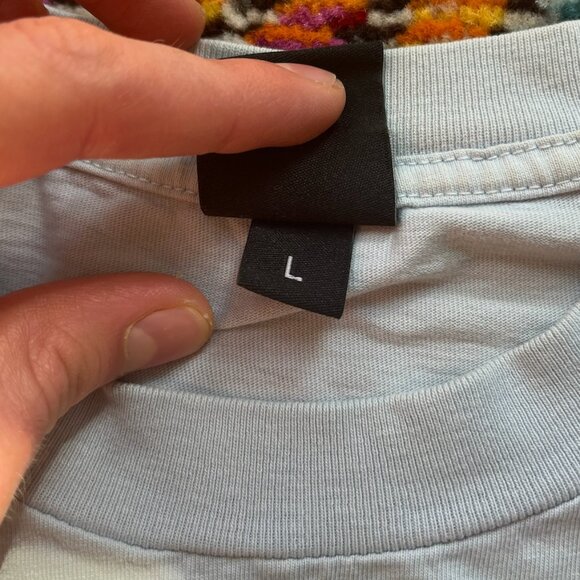 ONLY NY X MTA SLEEVELESS TEE (SIZE L) LIGHT BLUE - Picture 5 of 5